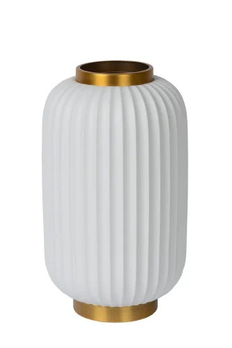 Настольная лампа Gosse 13535/34/31 Lucide белая 1 лампа, основание белое керамика в стиле винтаж современный  фото 2